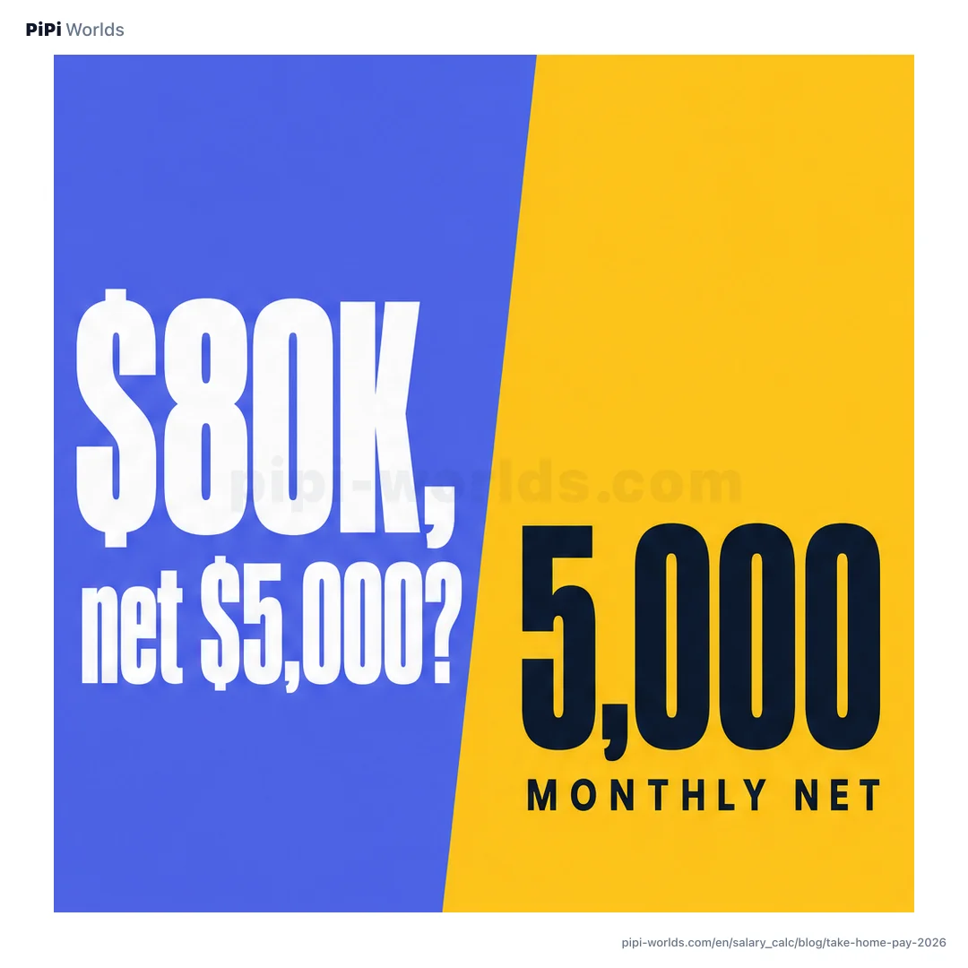 A mint-and-violet cover image with the headline 'Gross vs net pay' and cards showing federal tax, FICA, and state tax deductions.